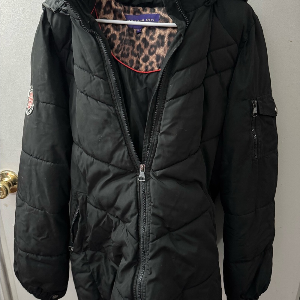 Madden Girl Black Puffer Jacket